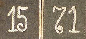 Army Infantry Enlisted Shoulder Boards SINGLES