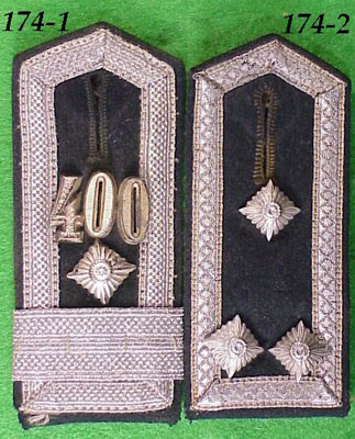 Army Early NCO Shoulder Boards SINGLES