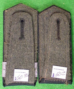 Army Early NCO Shoulder Boards SINGLES