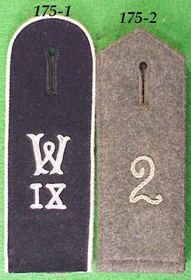 Army Infantry Enlisted Shoulder Boards SINGLES