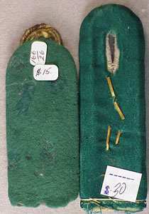 Army Officials Shoulder Boards SINGLES