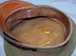 M1920 Reichsheer Visor Hat with Carmine Red Piping