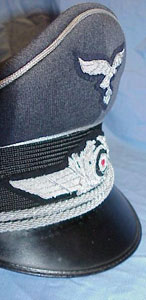 Luftwaffe Officer Visor Hat by "Erel"