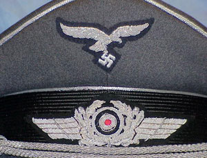 Luftwaffe Officer Visor Hat by "Erel"