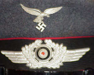 Luftwaffe NCO & EM Flak Troops Visor Hat