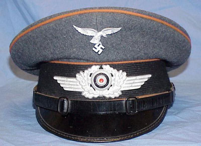 Luftwaffe NCO & EM Signal Troops Visor Hat