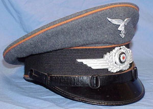 Luftwaffe NCO & EM Signal Troops Visor Hat