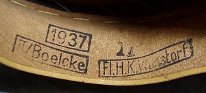 Luftwaffe NCO & EM Signal Troops Visor Hat