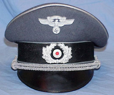 NSKK Officer Visor Hat assigned to the Luftwaffe