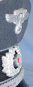 NSKK Officer Visor Hat assigned to the Luftwaffe