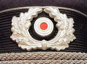 NSKK Officer Visor Hat assigned to the Luftwaffe