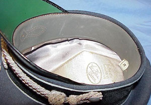 NSKK Officer Visor Hat assigned to the Luftwaffe
