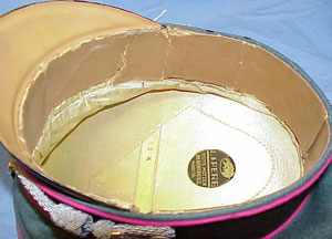 Feuerschutzpolizei Officers Visor Hat