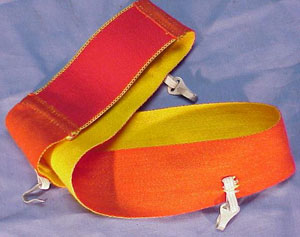 German WW II Red & Yellow "Maneuver" Helmet Band