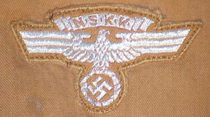 NSKK Oberscharfuhrer (NCO) Brown Shirt