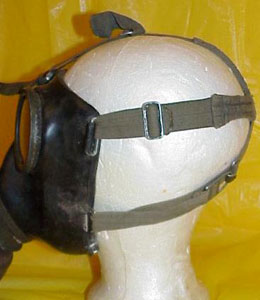 German WW II Model 1938 Gas Mask and Canister