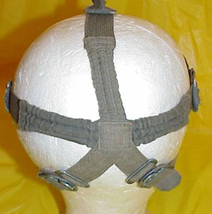 German WW II Model 1938 Gas Mask and Canister
