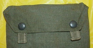 German WW II Gas Cape Web Pouch