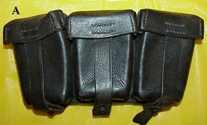 German WW II Leather Ammunition Pouches