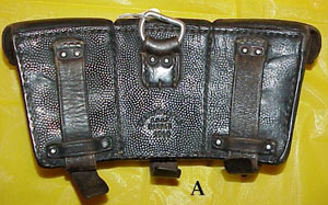 German WW II Leather Ammunition Pouches