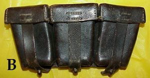 German WW II Leather Ammunition Pouches