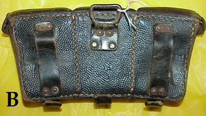 German WW II Leather Ammunition Pouches