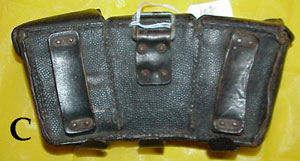 German WW II Leather Ammunition Pouches