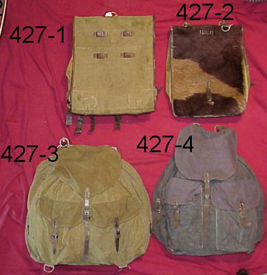 German WW II Field Packs