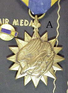 Cased World War II "Air Medal" & "Bronze Star Medal"