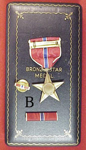 Cased World War II "Air Medal" & "Bronze Star Medal"