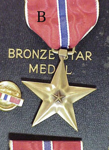 Cased World War II "Air Medal" & "Bronze Star Medal"