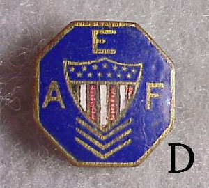 World War I Medals and Enamel Service Pins