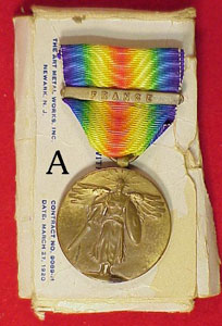 World War I Medals and Enamel Service Pins