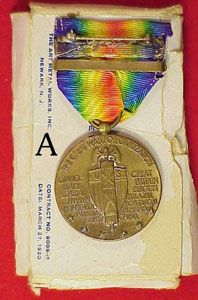 World War I Medals and Enamel Service Pins