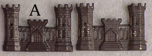 U.S. World War I Army Officers Branch Insignia  (Pairs)