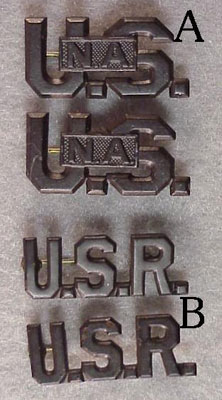 U.S. Army Officers Collar Insignia. PAIRS