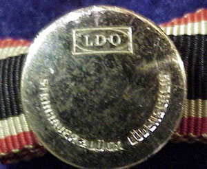 Miniature War Merit Knight's Cross without Swords with LDO Button