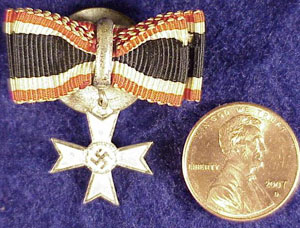 Miniature War Merit Knight's Cross without Swords with LDO Button