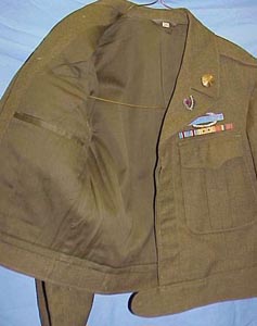 U.S. Army WW II 31st Infantry Div 167th Infantry Regt. Ike Jacket.