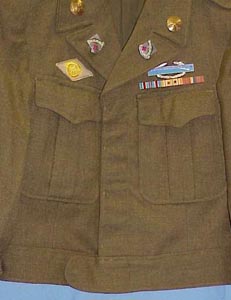 U.S. Army WW II 31st Infantry Div 167th Infantry Regt. Ike Jacket.