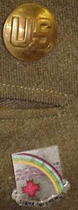 U.S. Army WW II 31st Infantry Div 167th Infantry Regt. Ike Jacket.