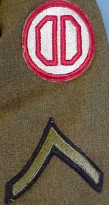 U.S. Army WW II 31st Infantry Div 167th Infantry Regt. Ike Jacket.