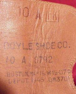 U.S. WW II Combat Boots  "Buckle Boots"