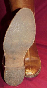 WW I U.S. Army Officers Brown Leather Boots