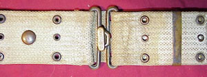 U.S. Model 1910 /12 Web Pistol Belt by "Mills"
