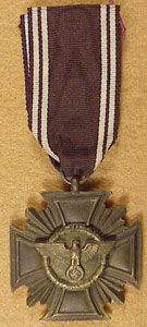N.S.D.A.P. 10 Year Long Service Cross