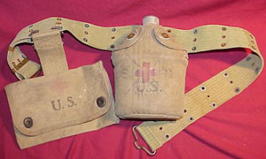 U.S. Army World War I Combat Medic's  Belt Set