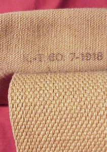 U.S. Army World War I Combat Medic's  Belt Set