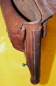 Japanese WW II Leather Holster for Type 26 Revolver
