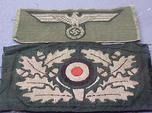 Army "CRUSHER" Visor Hat Insignia Set